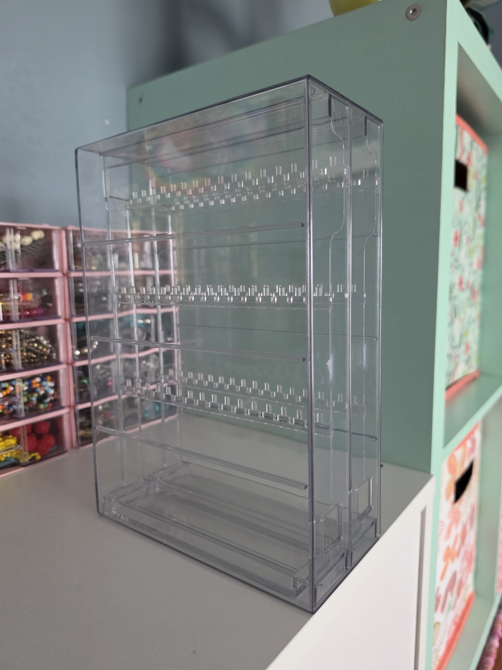 Clear Acrylic Home Storage Organizer - Transparent Jewelry & Accessory Display